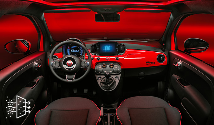 Healthy cabin to sanitized atmosphere inside the car
