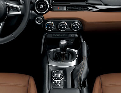 Fiat 124 Spider tunnel centrale