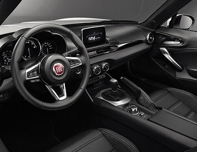 Fiat 124 Spider posto guida