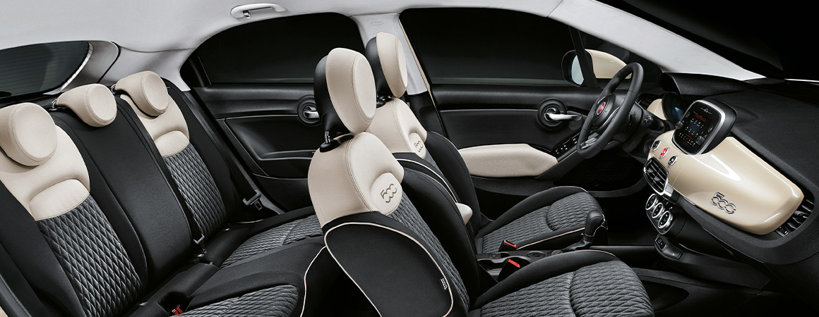 Fiat 500X  City Look marrone pastello