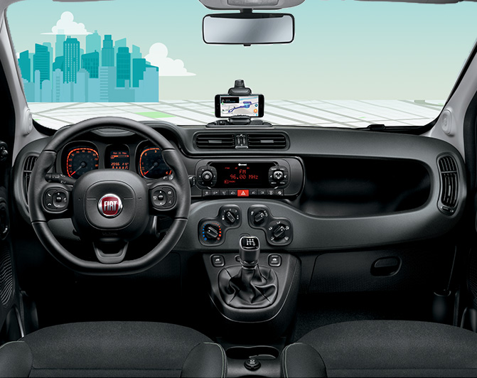 Panda Waze - Interior
