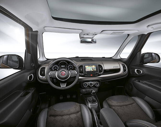 Fiat 500L Wagon interni spazio
