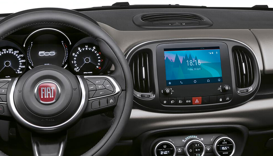 Android Auto Fiat 500L Wagon